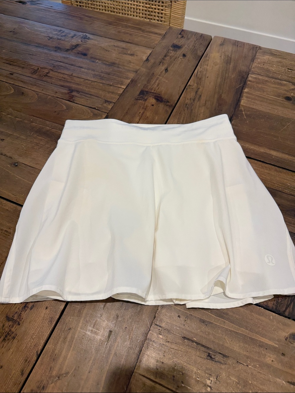 lululemon athletica White Women's Athletic Skort with Built-In Shortliner